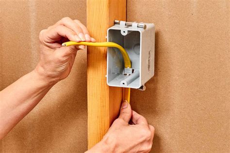 how to install wiring metal electrical box clamps|metal box nm cable attachment.